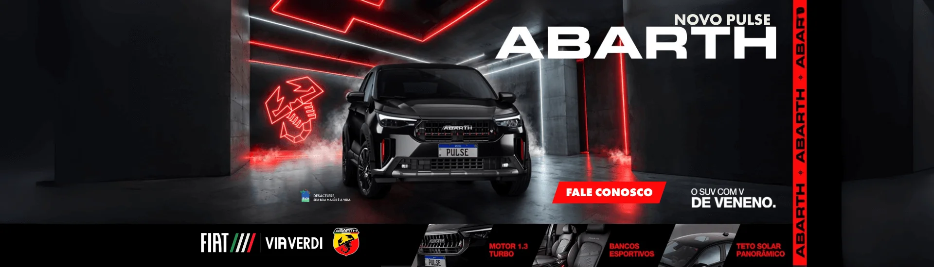 Banner - Desktop - Novo Pulse Abarth Banner - Desktop - Novo Pulse Abarth